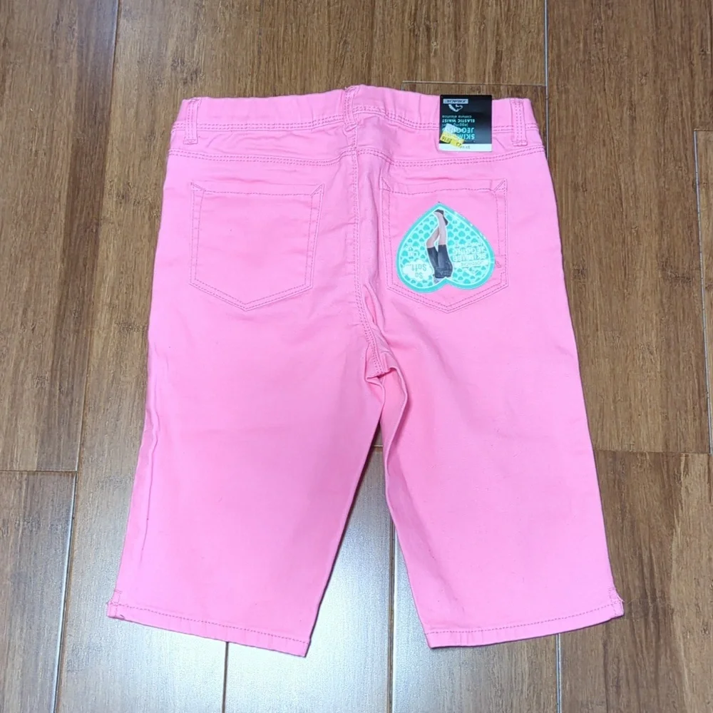 Jordache Pink Skimmer Capri Jeggings - Picture 4 of 9